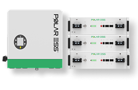POLAR ESS Hybrid Inverter 6kW 3 Battery Kit