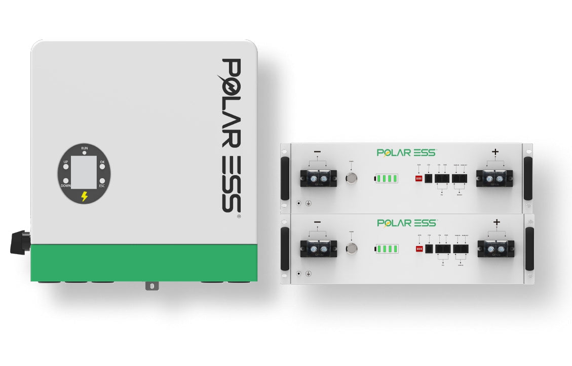 Polar ESS 10kWh home battery storage system with 3.6kW hybrid inverter